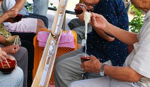 流しそうめん